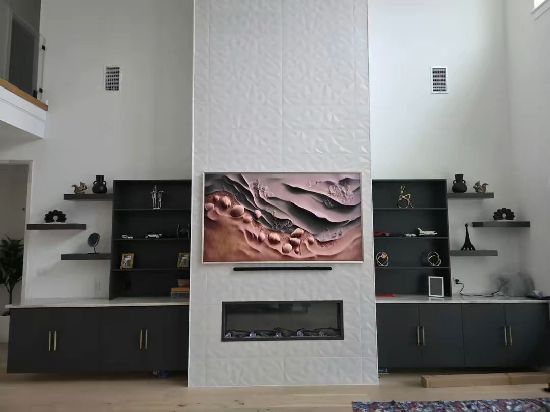 Media Room Built-ins Cabinets